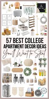 57 genius college apartment decor ideas
