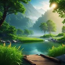 beautiful nature scenery background