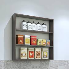 Wooden Wall Mounted Shelves For Kitchen