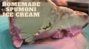 homemade spumoni ice cream you