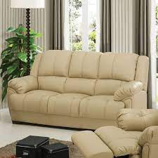 caspian tech fabric recliner sofa