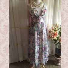 Zimmermann Floral Deep Plunging Silk Dress Nwt Nwt