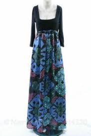 Details About Olian Maternity Samantha Black Multi M 8 10 Printed Empire Maxi Dress New 165