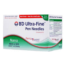Bd Ultra Fine Pen Needles 4mm 32g Bd Pen Needles Total