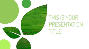 leaves free powerpoint template