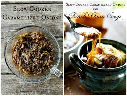 slow cooker caramelized onions french