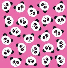 cute panda pattern hd phone wallpaper
