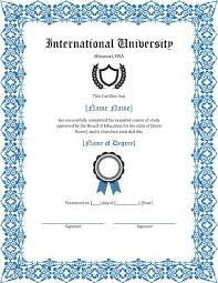 11 Free Printable Degree Certificates Templates Hloom