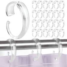 heavy duty plastic shower curtain rings
