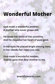 30 felt funeral poems for mom