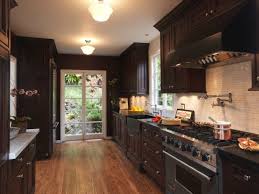 dark brown kitchen cabinets