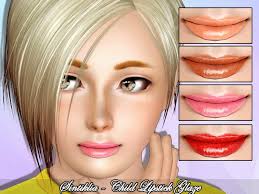 glaze lipstick for kids the sims 3