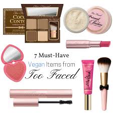 7 must have vegan items from too faced