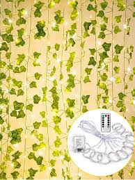 12pcs Artificial Leaf Vine Green