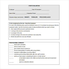 Free 18 Sample Teacher Evaluation Forms Pdf