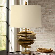 Natural Light Lily Pad Gilded Gold Iron Metal Table Lamp 9d171 Lamps Plus
