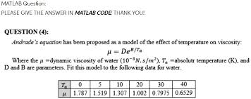 Solved Matlab Question Please Give