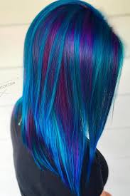 If you have dark hair, you will need to bleach it to get the exact color you want. 60 Fabulous Purple And Blue Hair Styles Lovehairstyles Com Hair Color Purple Hair Styles Hair Looks