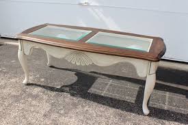 Glass Top Table Antique Coffee Tables