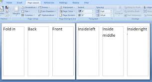Microsoft Word Tri Fold Templates Under Fontanacountryinn Com
