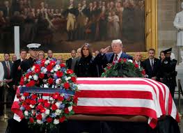 Bush like as a person? President Trump First Lady Visit Capitol Rotunda To Pay Respects For George H W Bush Abc News