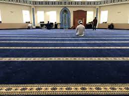 blue border masjid carpet mosque