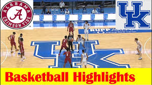 Alabama on tv, radio or online? Alabama Vs Kentucky Basketball Game Highlights 1 12 2021 Youtube