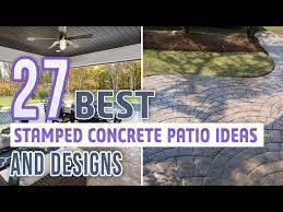 27 Best Stamped Concrete Patio Ideas