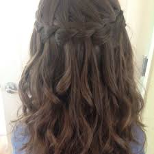 If you want to add an intricate appeal to your hairstyle, whether it's an updo this hairstyle looks cool and is easy to achieve once you get the hang of waterfall braids. 50 Free Flowing Captivating Waterfall Braid With Curls Hair Motive Hair Motive