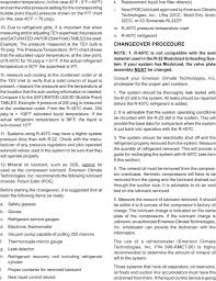 Refrigerant Changeover Guidelines R 22 To R 407c Leading