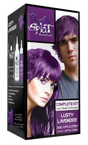 Permanent brights creme hair color purple. Splat Original Complete Kit Lusty Lavender Semi Permanent Hair Dye