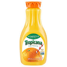 tropicana orange juice homestyle some