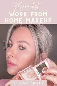 easy work from home makeup look