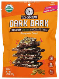 taza chocolate dark bark chocolate