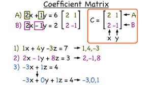 Calc covarriance matrix and correlation coefficient matrix. What Is A Coefficient Matrix Virtual Nerd