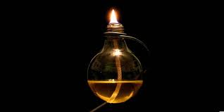 how to make a vegetable oil lamp with