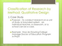 Educational research case study methodology