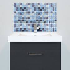 3d self adhesive blue mosaic wall tiles