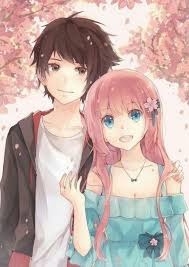 | see more about anime, couple and icon. Cute Anime Couple Wallpaper Anime Black Hair Cartoon Gesture Illustration Long Hair Hime Cut Hug 1224740 Wallpaperkiss