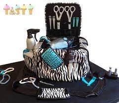 Hair Dressing Supplies Cake Cake By Lara Clarke Hairdresser Cake  gambar png