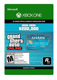 The grand theft auto v: Amazon Com Grand Theft Auto V Tiger Shark Cash Card Xbox One Digital Code Video Games