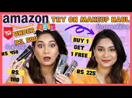 amazon makeup haul under rs 500 try on