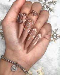 60 ideas of brown nails designs for