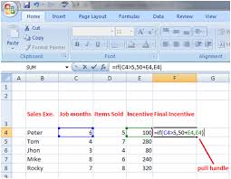 Ms Excel If Function With Calculations
