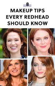 makeup tips for redheads purewow