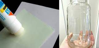 How To Glue Paper To Glass Apply