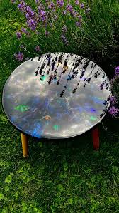 Coffee Table Resin Round Side
