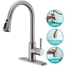 phancir kitchen faucet with pull down