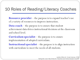 The Role Of The Reading Literacy Coach Ppt Video Online