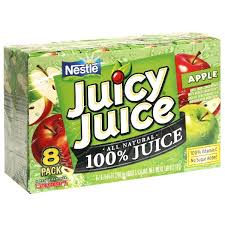 nestle juicy juice 100 apple juice 8 pk